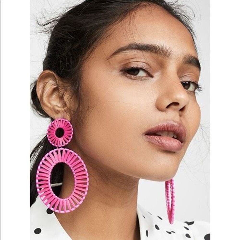 Baublebar Kiera Raffia Key Statement Earrings - image 2